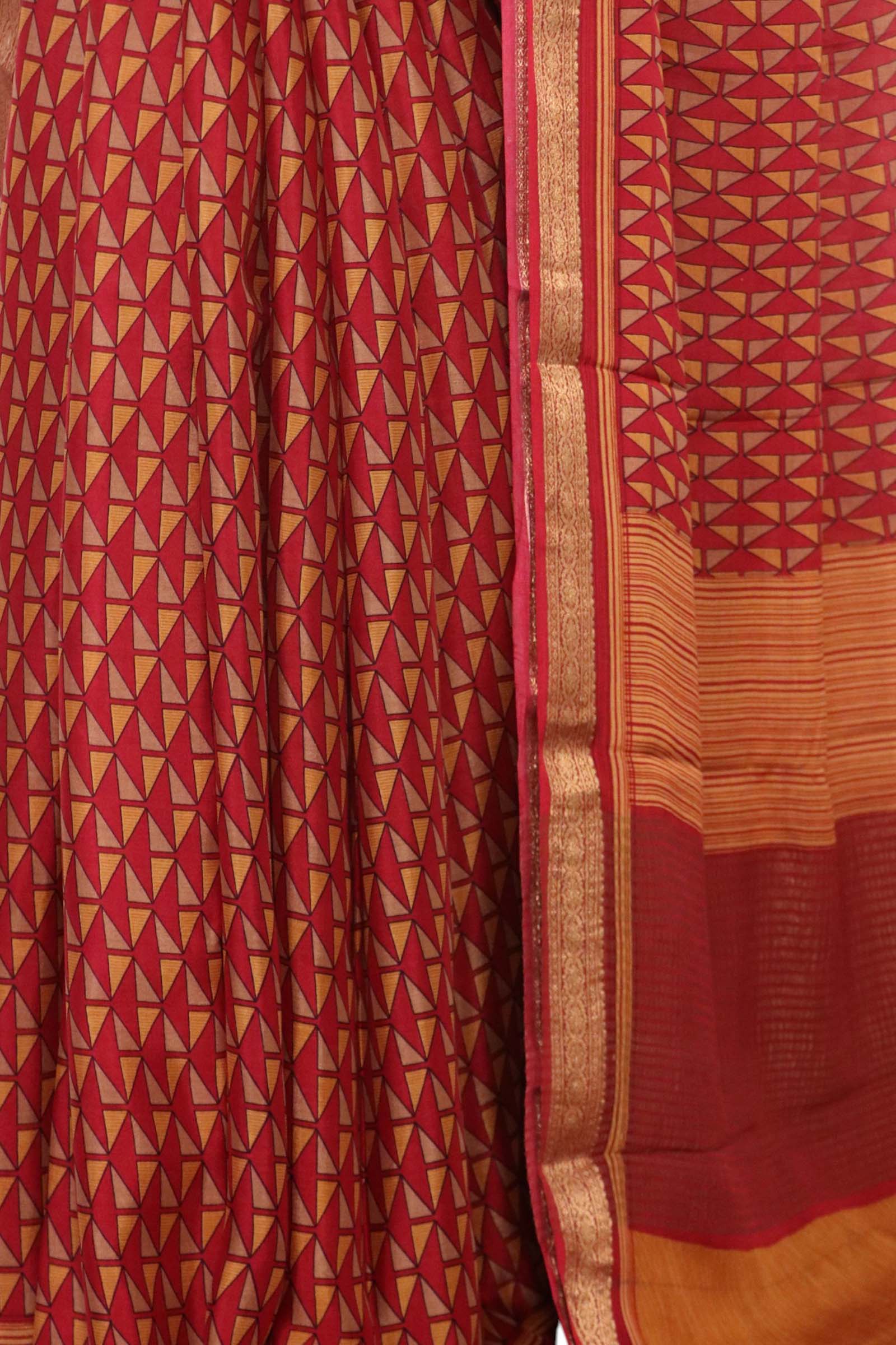 Pure Floral Zari Crepe Silk Saree AL206151